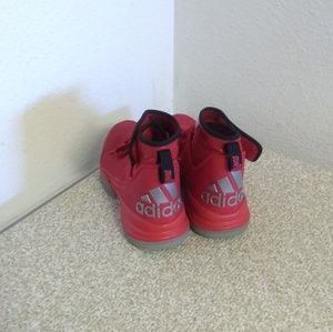 adidas one way red shoes